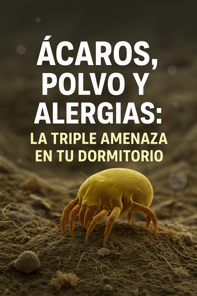 Ácaros, polvo y alergias la triple amenaza en tu dormitorio