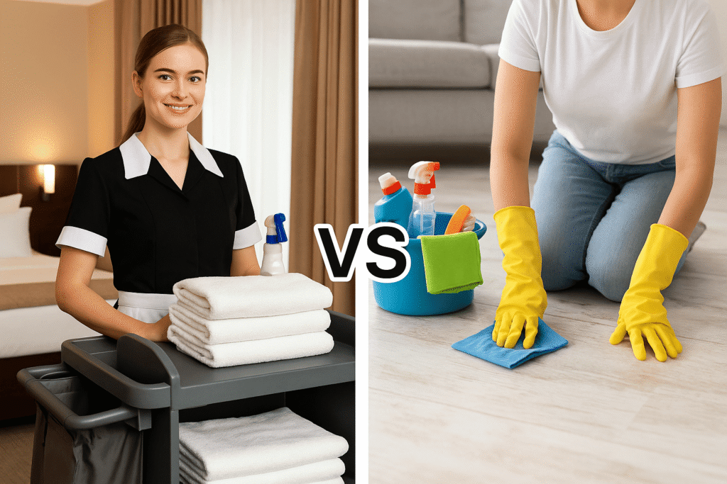 Housekeeping vs Limpieza en Lima