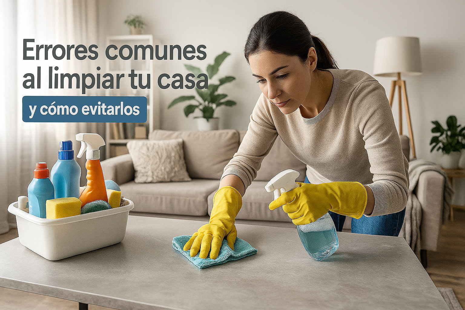 Errores comunes al limpiar tu casa