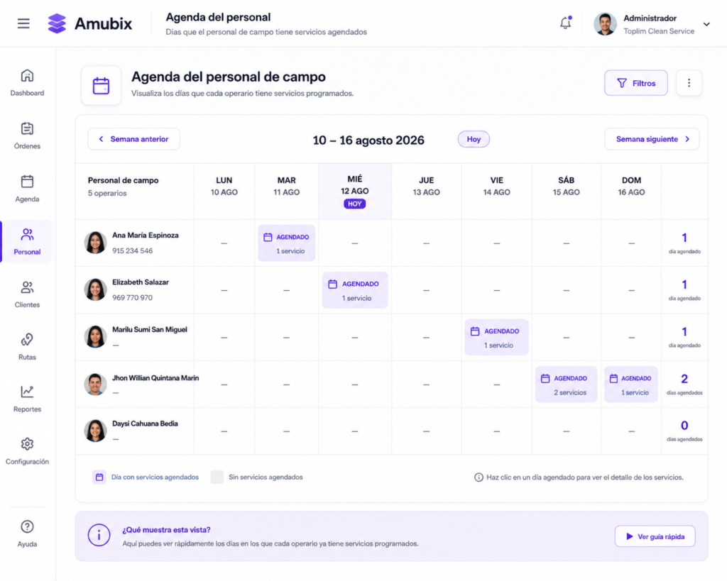 Adopción de Amibix en Toplim.pe