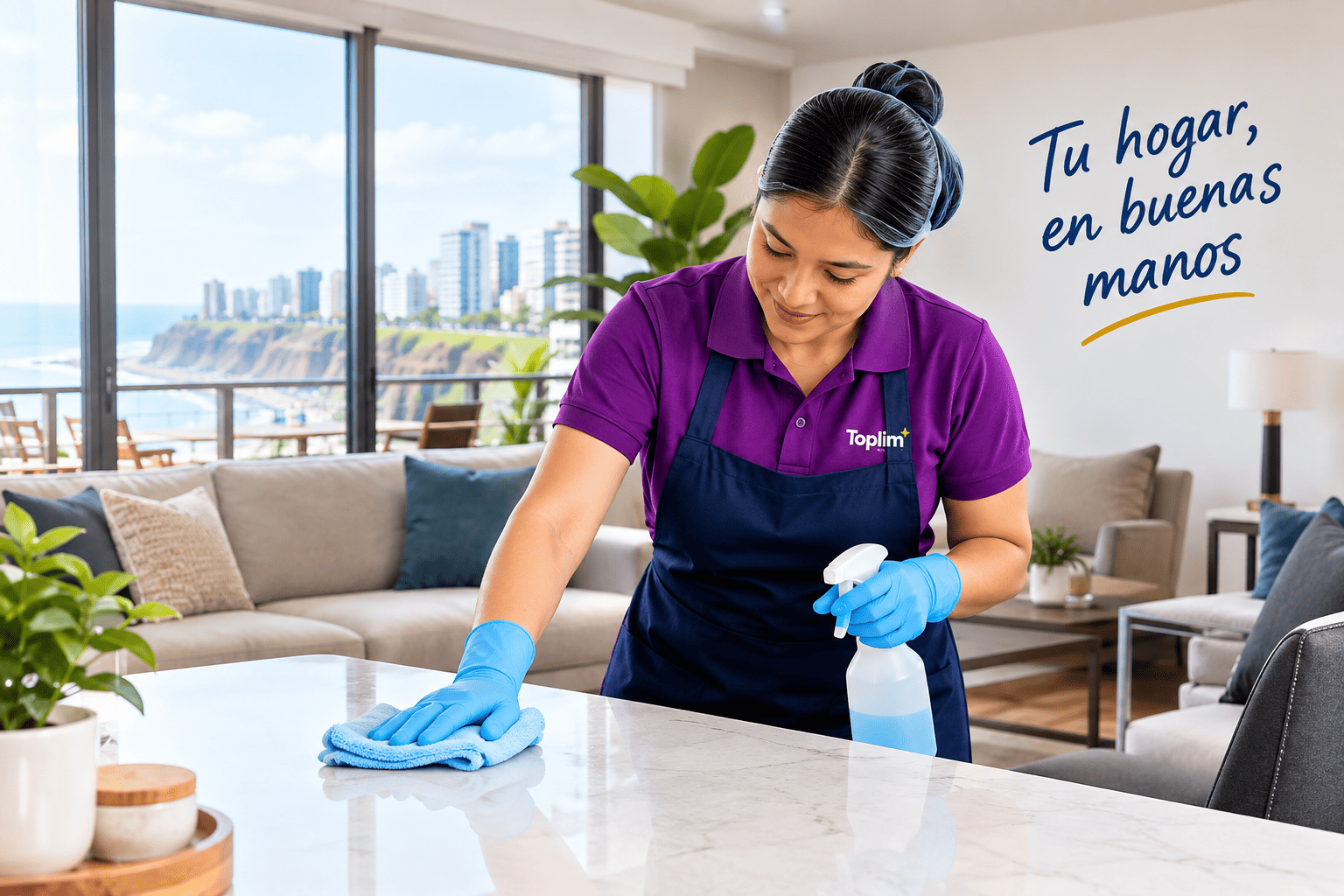 Servicio de limpieza a domicilio de TOPLIM en Lima